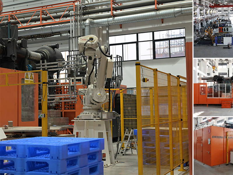 塑料（liào）托盤應用於車間工件